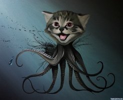 Щупальца. На реакторе греется.