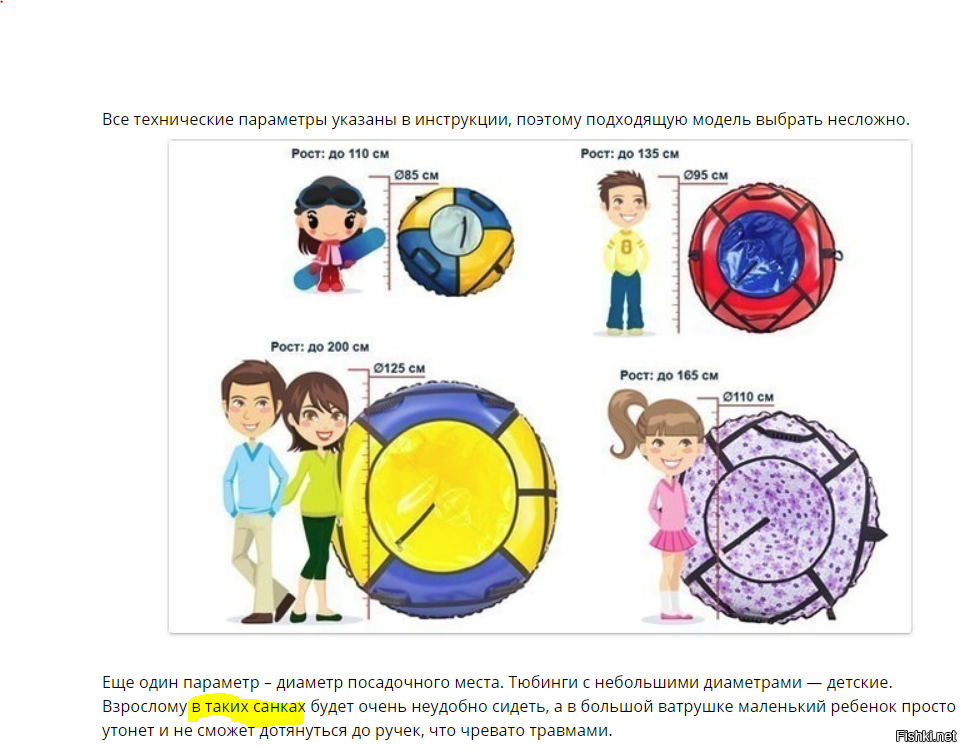 Размеры тюбингов. Диаметр тюбинга по возрасту. Размер ватрушки по возрасту. Как правильно выбрать ватрушку для ребенка. Как выбрать ватрушку по возрасту.