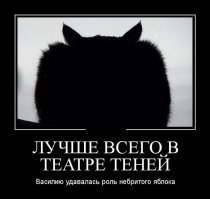 Пост о тенях, который оценят люди с разыгравшемся воображением