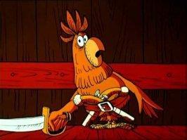 Попугая этому стулу.