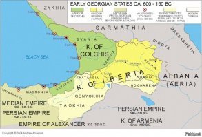 Прежде чем пытаться вякать о чьей-то лжи, надо бы поискать чуть больше информации. А то греки конечно и на побережье Крыма основали города, но при этом Крым был заселен скифами. Колхиду-то они в 6 веке до н.э. колонизировали. Только вот проблема: они ее за несколько столетий до этого назвали по имени живущих там племен колхов.
Пожалуйста, и карта, на которой написано: ранние грузинские государства, 600-150 гг до рождества Христова. 
И ссылка, и цитата: "Колхида ... политическое образование[3] и древнее государство[1] (Колхидское царство[3][1]) в Закавказье, преимущественно на западе современной Грузии.
Название области ... позже употреблялось древними греками с начала 1-го тысячелетия до н. э. и было также связанно с именем проживавших здесь древних грузинских племён колхов[5][6], поэтому Колхиду называют как древнюю грузинскую историческую область[7][8][9]"


Грузин выгнали или истребили, грузин! С первого раза не понимаете, что ли? Я вам еще раз говорю: перед распадом СССР грузины составляли 45% населения Абхазии и 29% населения Южной Осетии. Статистику легко сможете найти. А теперь их там нету. Из Абхазии выгнали при помощи Ельцина, из Южной Осетии выгнали в 2008-м году.
И причем тут незаконное провозглашение их независимости? Поясните свою мысль.