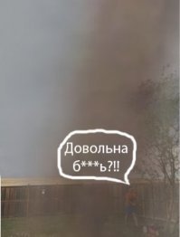 Когда вам угрожает опасность и вы заколачиваете окна, а она все равно выносит вам мозг насчет не подстриженного газона.