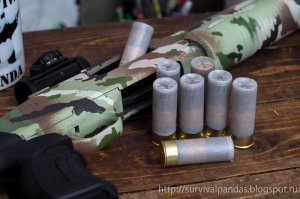 "Вот вы представляете себе оружие, где в стволе будут находится сразу семь пуль! "
Представил.