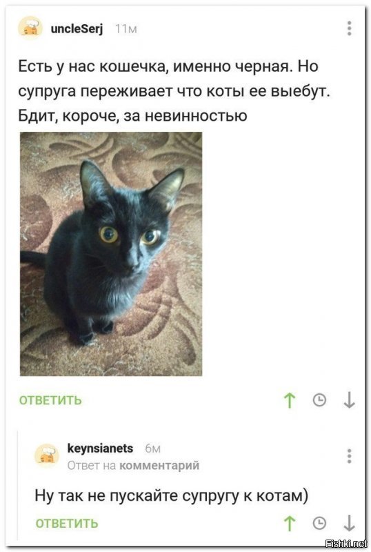 Не понял. Если её коты вые"№т она побелеет что-ли?