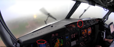 для общего развития, сажала автоматика как минимум до момента визуального контакта с полосой: