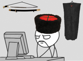 А с воровством надо бороться! 

......."Свободные граждане , ветераны и школьники, вливайтесь в ряды "Кибердружины", защитить мир от заразы "Интернета" наша общая задача! Мир со страхом смотрит на расползающуюся заразу "Интернета". Вступи в "Кибердружину" - Спаси своих родных и близких.

Смертельные вирусы, опасные хакеры, анархисты и бандиты не остановят "Кибердружину", победоносной поступью идущий на помощь мирным гражданам всей планеты! ".........