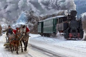 Паровозы в Румынии