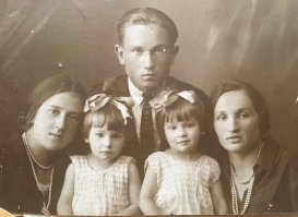 Чужие фотки (из открытой группы в ВКонтакте). Просто не могу забыть и смотреть спокойно. (( Фотки довоенные. Дети не пережили блокаду. И папа их с 3 фотографии умер в госпитале тогда же. 
З.Ы. Девочки и мальчик - сестренки и братик бабушки девушки, которая эти щемящие фотографии выложила.