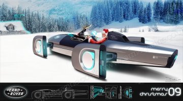 Дизайнеры представили, как выглядели бы сани Санта Клауса, будь они созданы под известными брендами