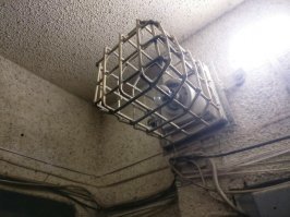 В студенческие годы жил в общаге. Комендант лампочки в туалетах мазал говном. Но иногда не помогало даже это. А тут всего-лишь решетка, с "очком" большим, чем сама лампочка ))))