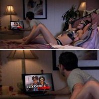 А потом у молодоженов была первая брачная ночь !