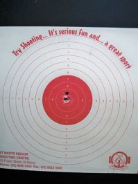 Мои достижения.49 из 50 из мелкашки с 50 метров с оптикой.