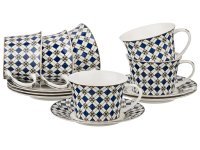 он и золотым стал из-за желтого, а сетки относительно более распространенных рисунков, не так уж много.. и да, вы очень постарались поискать именно сетку , и бо в ссылке на картинки, сетки очень мало и по этому она ,конечно же, применялась , но не так повально как это преподносите вы. вот чайный сервиз , который вы скинули, как раз  имеет РАСППРОСТРАНЕННЫЙ рисунок -  львиная доля гжели без сеток. а то ведь как получится: сетка и цвет зарезервированы гжелью и все??

тоже гжель?

 а так?


а вот еще..





а зеленая сетка палех????