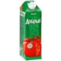 На первом фото упаковка яблочного сока марки "Добрый" на втором томатного сока марки "Добрый", там не написано "Без сахара".