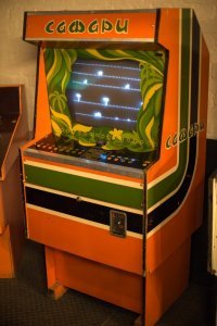 А мы любили играть в Сафари.
И огромным плюсом этой игры было то, что после первой игры, за которую ты заплатил 15 копеек, можно было потереть рукавом синтетической куртки скважину для монеты..... и......
...она загружалась снова, как-будто ты заплатил ещё раз!!!
Вот как начиналось хакерство в нашей стране!!!