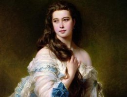 А самой главной НЕТ!
Почему?

"Варвара Дмитриевна Римская-Корсакова, урожденная Мергасова,
была одной из первых красавиц высшего света, покоривших в середине XIX в. москву и Санкт-Петербург, а затем и Европу. Она стала прототипом Лидии Корсунской в романе Льва Толстого "Анна Каренина", автор назвал ее "невозможно обнаженной красавицей". Русская Венера действительно шокировала высший свет своими слишком откровенными нарядами, чем вызывала гнев французской императрицы. А о ее красоте нам известно благодаря двум портретам работы Франца Ксавье Винтерхальтера.

Варвара Дмитриевна происходила из костромского дворянского рода Мергасовых, о котором почти ничего неизвестно, в отличие от семьи ее мужа, Николая Сергеевича Римского-Корсакова. Его род происходил от некоего Корсака из Литвы, который присягнул сыну Дмитрия Донского. Генерал-адъютант Иван Николаевич Римский-Корсаков был фаворитом Екатерины II, а всенародную славу этой фамилии принес композитор Николай Андреевич Римский-Корсаков. Супруг Варвары Дмитриевны был красавцем-гусаром, и блестящим светским львом. На момент их свадьбы невесте было 16 лет, а жениху – 20. Обе семьи были знатны и богаты, и этот союз называли достойной партией для обоих молодоженов. В том же году Варвара родила первого ребенка, в 19 лет – второго, и в 21 – третьего. По свидетельствам современником, она при этом не утратила девичьей свежести".