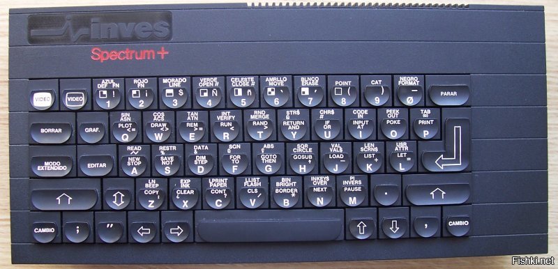 мой )) хотя в шестом классе, 1985 год, мне купили Спектрум оригинал.. 48 К