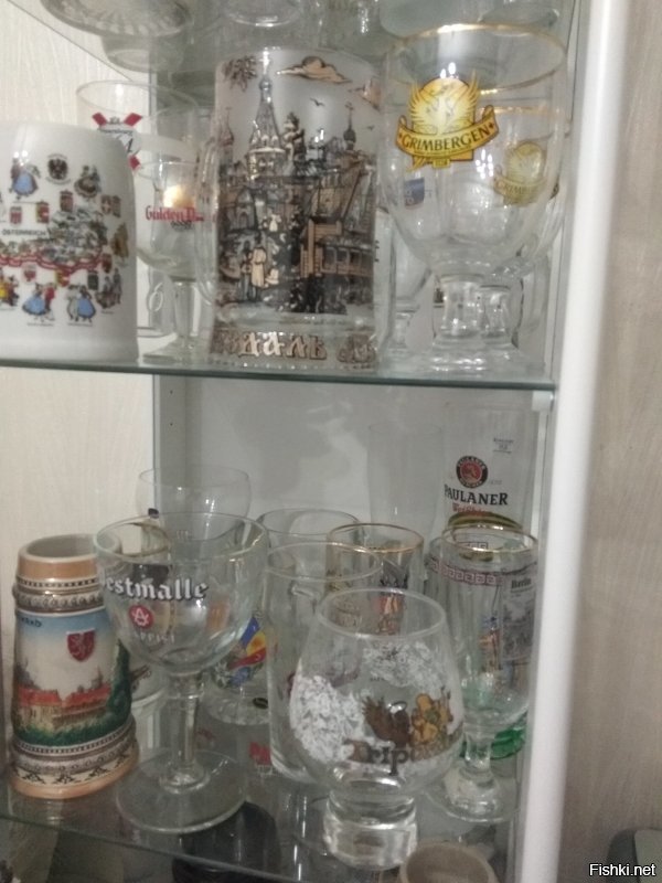 А я еще пивные бокалы и кружки, более 100 шт, но я кажется тут уже хвастал.
