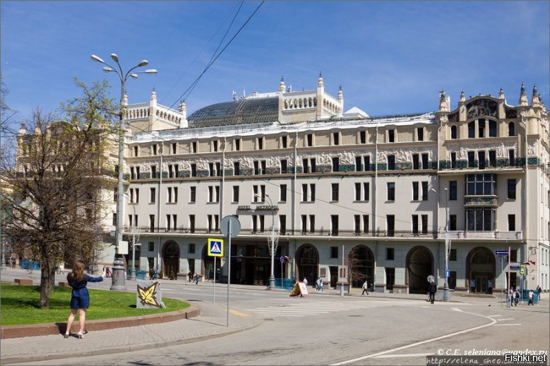 Театральная площадь.Гостиница "Метрополь".
