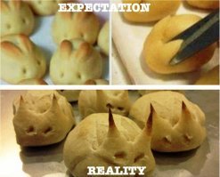 Должны были получиться милые кролики