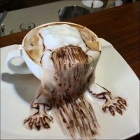 Вкусное искусство: талантливая художница рисует растопленным шоколадом