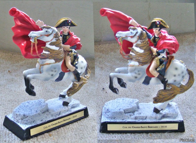 Фирма Хашетт выпустила фигурки на обе мировые войны. Но там небольшое количество. А вот ДекьПрадо изменили высоту с 54 мм на 65. Но это уже на любителя. К тому же, ДельПрадо стали выпускать фигурки рыцарей: конных и пеших. А так же, мушкетеров. Хашетт так же выпустили серию фигурок Наполеона, исполненным по знаменитым полотнам: Альпы, Ваграм, коронация и прочие. Всего там около 20 композиций. Не так давно появились фигурки в 120 мм. На фото она последняя. Так что выбор для коллекции нереально велик...