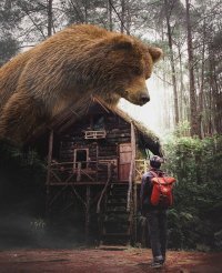 Напомнило сказку про "Теремок".