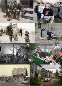 Россия начало 20 века - Россия начало 21 века...как говориться найди три отличия...а вы говорите на 50 лет) У нас феодализм и крепостного право...а это где то лет 200 не менее... 
При феодальных отношениях феодал (у нас полпред или губернатор) выстроены в феодальную лестницу (у нас властная вертикаль): нижестоящий вассал (у нас региональное правительство) получает за службу земельный надел и зависимых крестьян (у нас территорию, министерство, население и бюджет ). Во главе феодальной лестницы стоит монарх,  (у нас Президент) но его власть обычно значительно ослаблена по сравнению с полномочиями крупных сеньоров, (у нас олигархи и ближний круг) которые, в свою очередь, не имеют абсолютной власти над всеми землевладельцами, (у нас чиновники и депутаты) стоящими ниже их в феодальной лестнице...