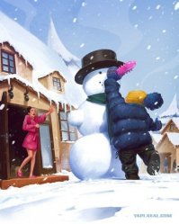 25 снеговиков, которых лепили креативные люди