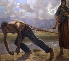 Frederick Arthur Bridgman Scene de Halage sur le Nil. 1875 г. и Lando Landozzi Il battelliere. 1931 г. соответственно ....все страдали, б.лядь, токмо у камрадов окрошки не было ;)...паровой двигатель рулит...