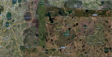 А вот от куда глина летела.  Был такой город Сибирь...