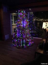 Идеи для украшения вашего дома: елки из печенья, лыж и бактерий