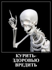 Наглядная демонстрация вреда курения