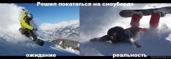 Сноуборд vs лыжи