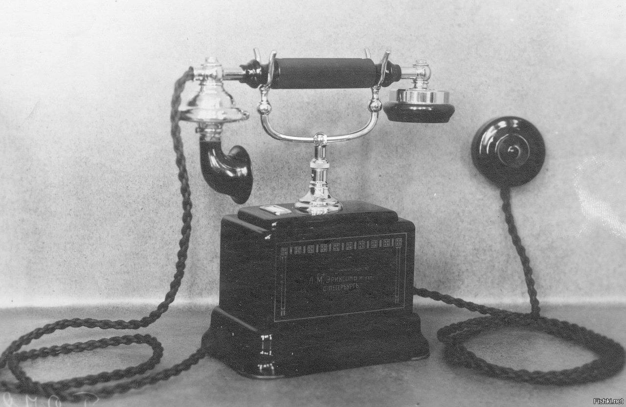 Телефонная связь 19 века
