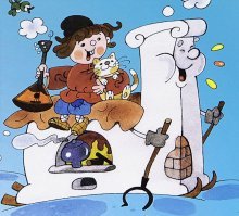 Печь и котик.