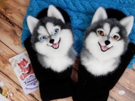 Если уж говорить о мастерицах и о варежках, то есть работы и куда более впечатляющие: