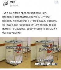Всё логично. Выборы в России уже давно сыграли в ящик.