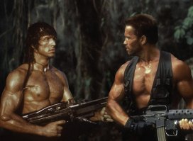 Сильвестр Сталлоне провел Сочельник с Арнольдом Шварценеггером и его сыном