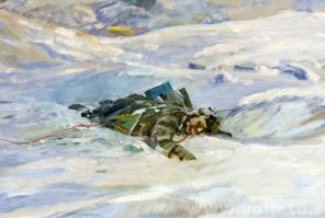 "Даже погибают связисты не киногенично"
Ой да ладно!
 Замкнул провода зубами.... помните?