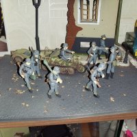 Диорама, портовый город