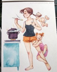 Мамочки поймут: подборка забавных мемов о буднях матерей