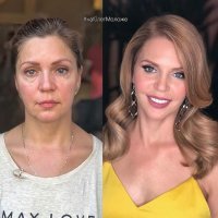 #на 30 лет моложе. Как они ноздри выправляют? Фотки через одну с выправленным носом. Это уже ж не макияж!