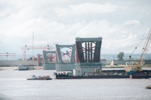 Вот летние фото стройки.