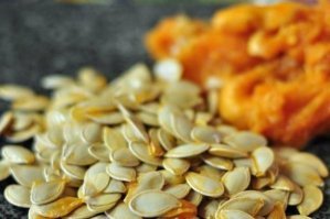 насушивали тыквенных семок