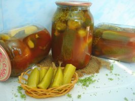 Это именно острый маринованный огурчик!