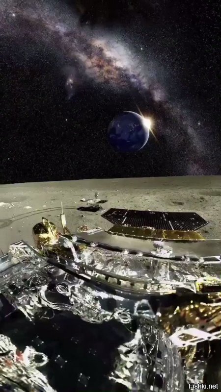 Китайский луноход не обнаружил на Луне следов высадки американцев