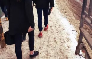 Молодые синоптики идут на работу. 
А теперь о погоде: На улице аномальные морозы!