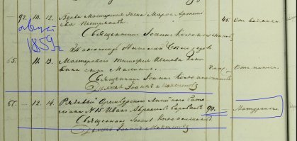 .
Вот в метрической книге попало за 1859г.   Рядовой Оренбургского линейного баталона №15 Иван Абрамов(сын) Боровков  умер в возрасте 90лет - натурально.
И ещё за  1855г.  Отставной мастеровой Стефан Михайлов(сын) Белых умер в 104года  - от старости.
.
Были люди , как у Лермонтова: 
  Да, были люди в наше время,
Не то, что нынешнее племя:
Богатыри   не вы!