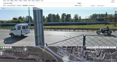 Кого увидели автомобили, которые снимают панорамы